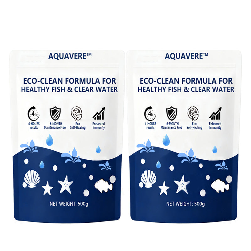 AQUAVERE™ ECO-CLEAN FORMULA FOR  HEALTHY FISH & CLEAR WATER