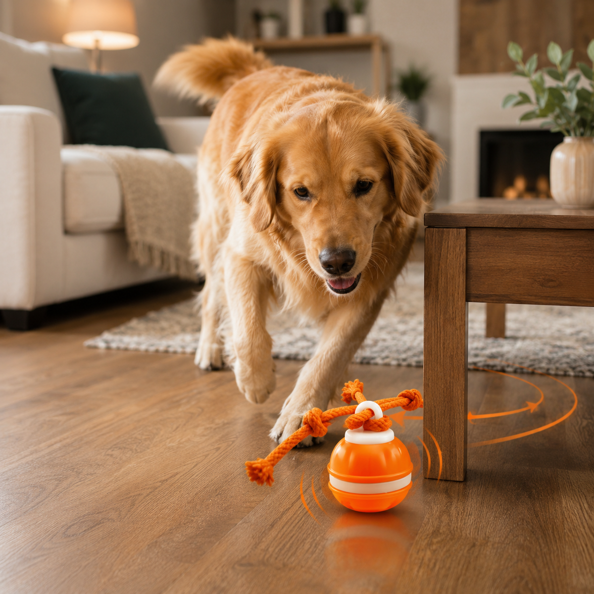 Pawivas™ Smart Rolling Tug Toy