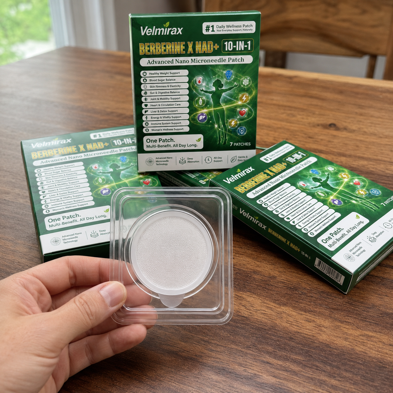 Moringa Berberine 10-IN-1 Advanced Nano Microneedle Patch
