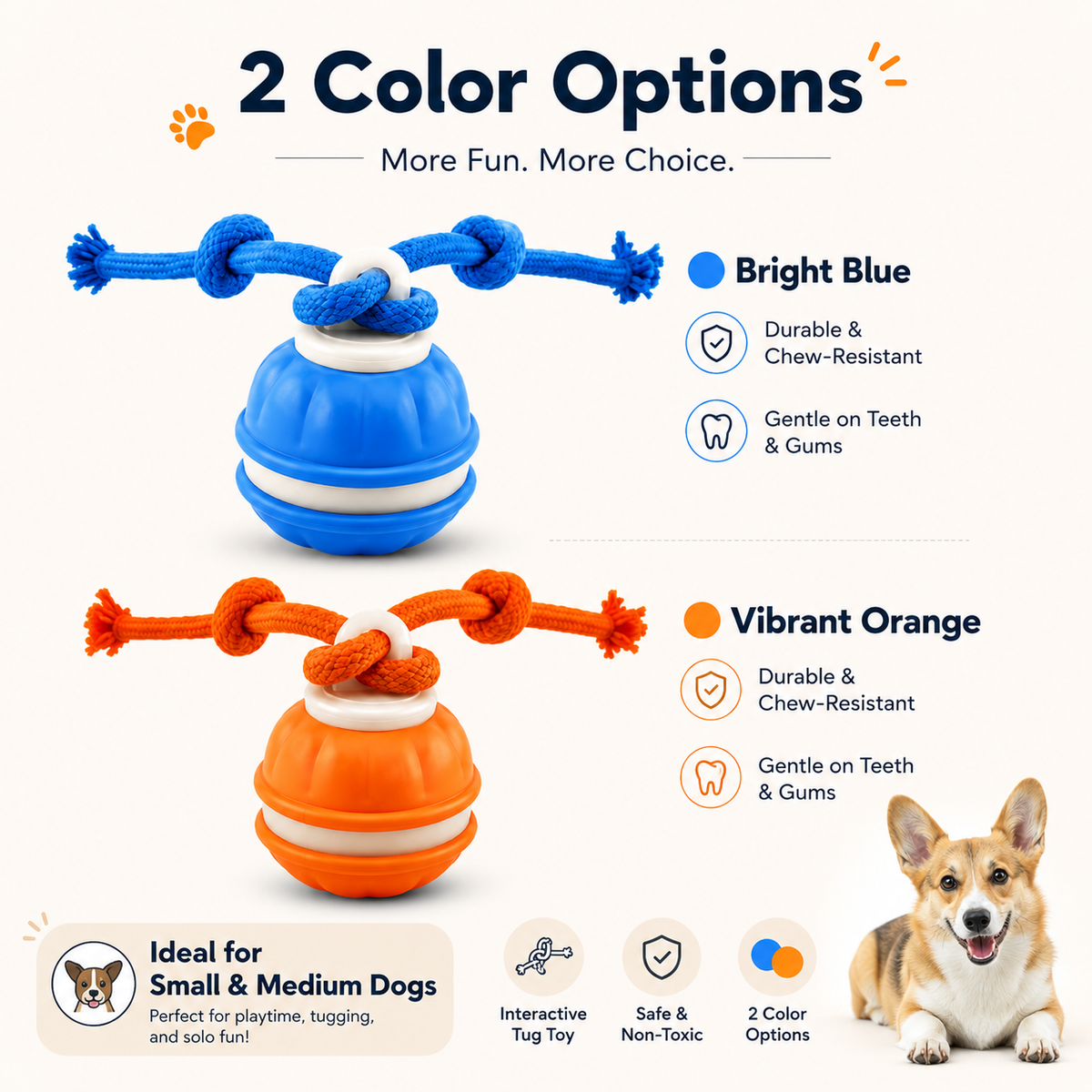 Pawivas™ Smart Rolling Tug Toy