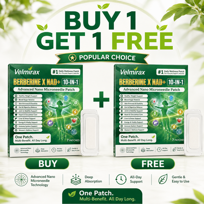 Moringa Berberine 10-IN-1 Advanced Nano Microneedle Patch
