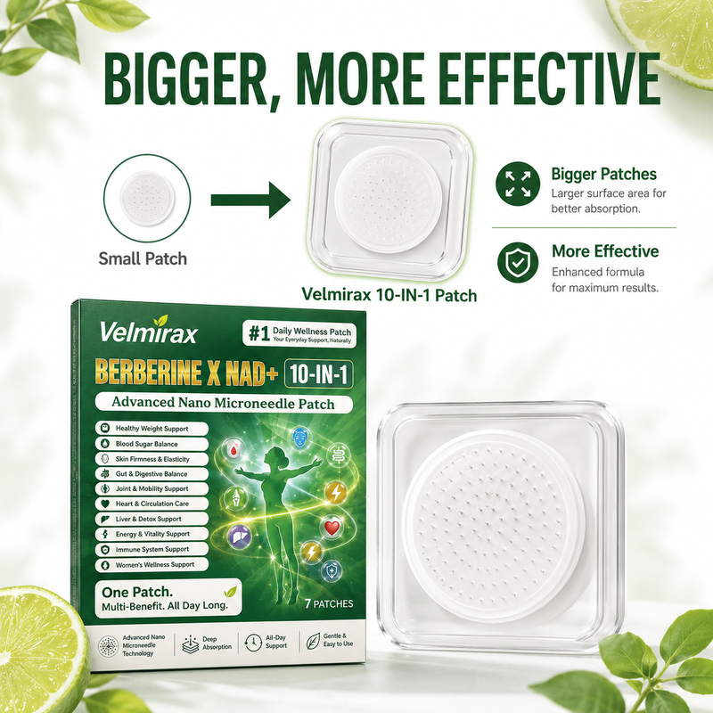 Moringa Berberine 10-IN-1 Advanced Nano Microneedle Patch